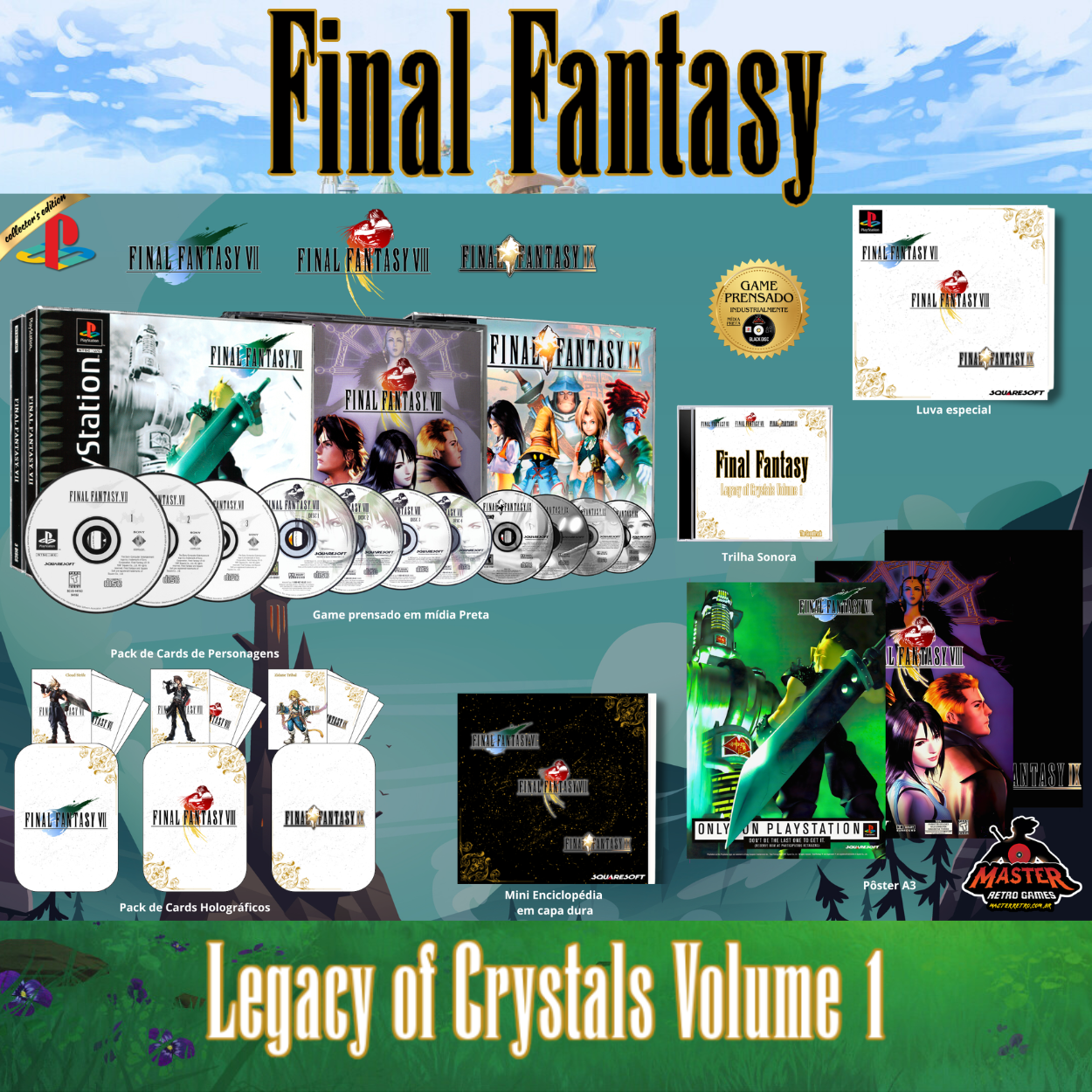 Box Final Fantasy: Legacy of Crystals Vol. 1 – Master Retro Games