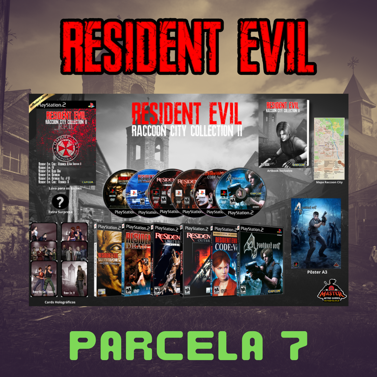 2026/09/30366.png Box Resident Evil Raccoon City Collection 2 Parcela 7 (exclusiva para membros do grupo de whatsapp (pré-venda)) (cópia) - Imagem 1