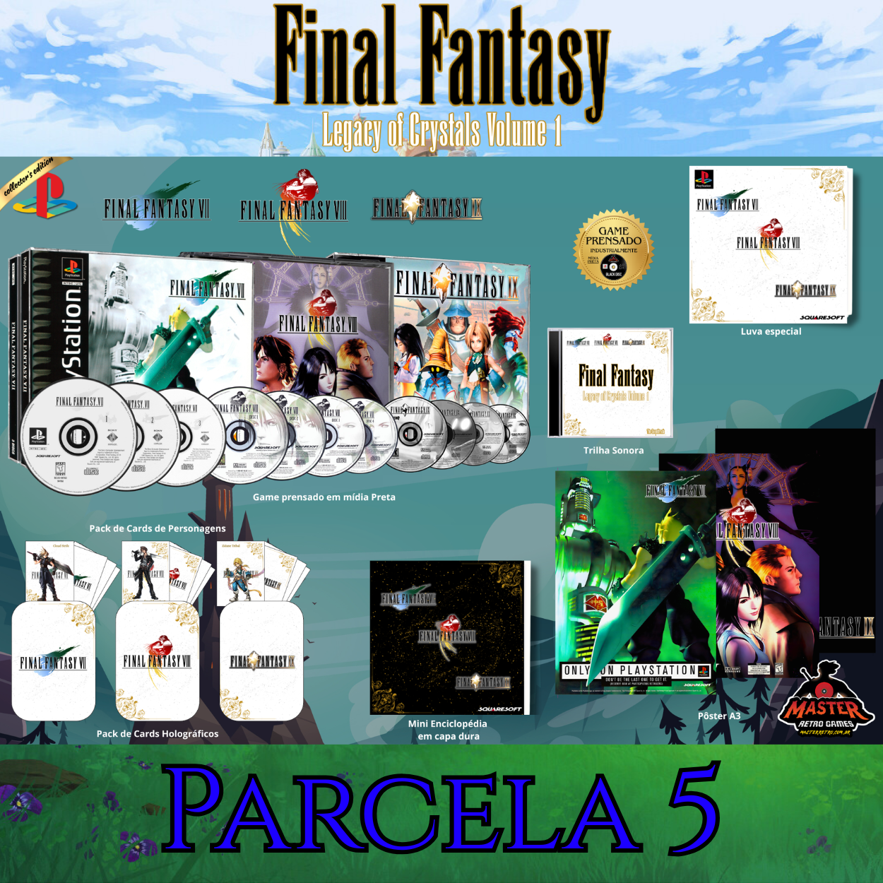 2026/09/30367.png Box Final Fantasy: Legacy of Crystals Parecela 5 (exclusiva para membros do grupo de whatsapp (pré-venda)) - Imagem 1