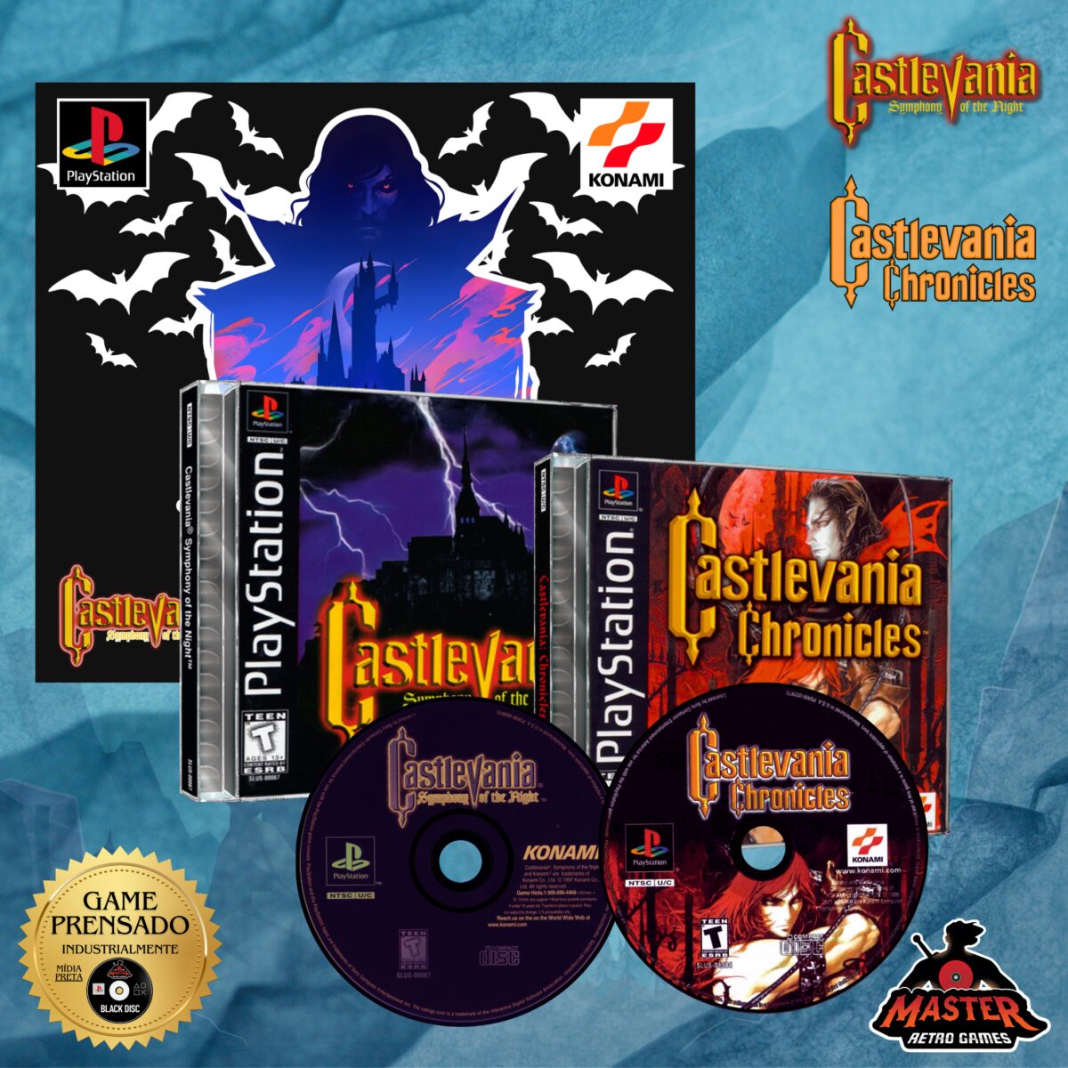 Box Castlevania (pronta entrega) – Master Retro Games